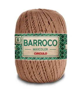 Circulo Barroco Maxcolor 4/6 100% Cotton Yarn for Crochet and Knitting, 226m/200g