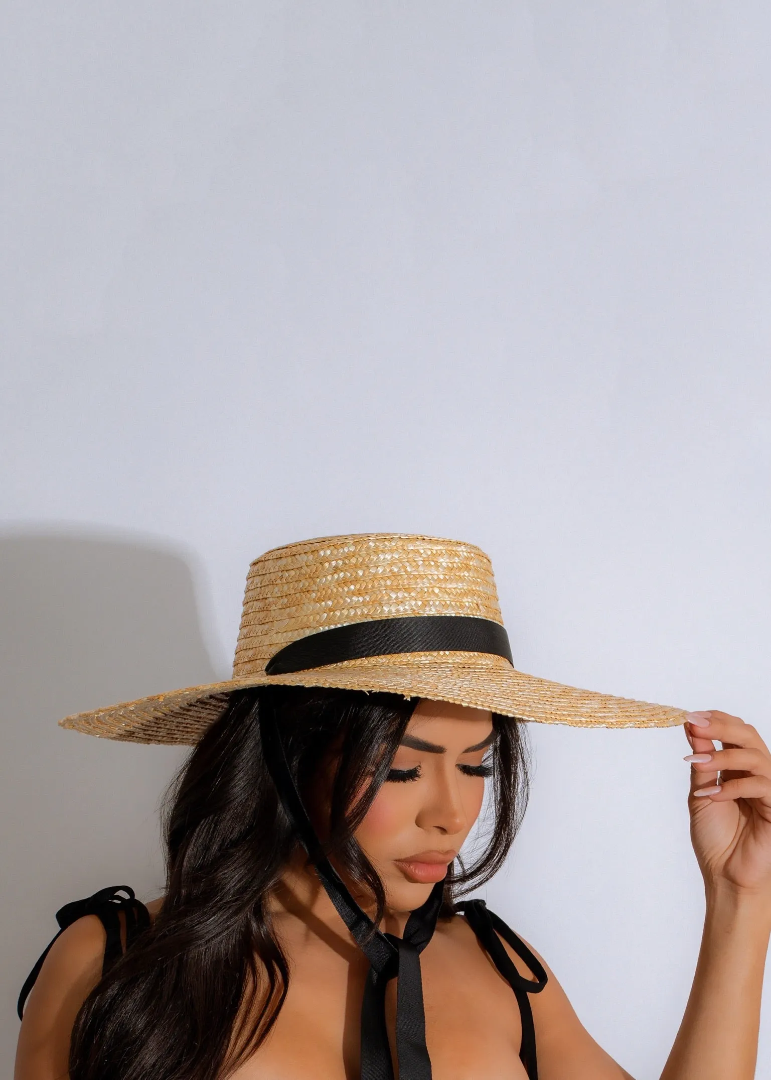 Classic Ribbon Sunhat Nude