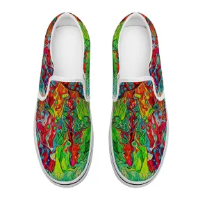 Colorful Collection - Unisex Slip-On Canvas Sneakers