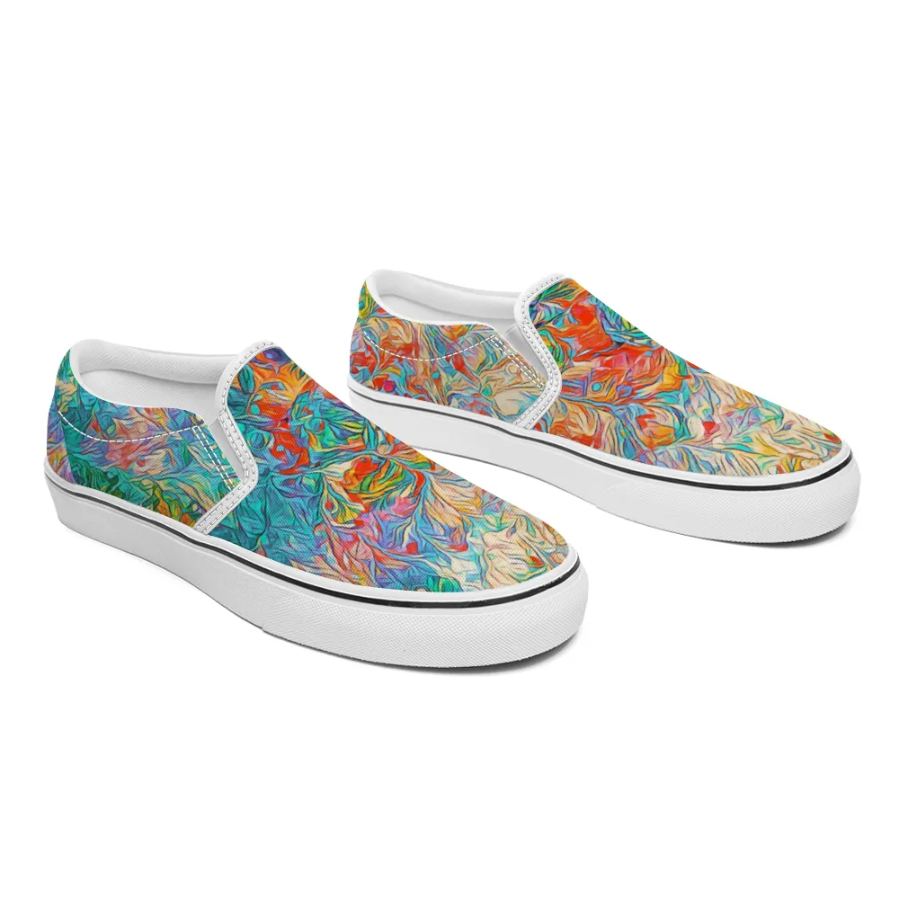 Colorful Collection - Unisex Slip-On Canvas Sneakers