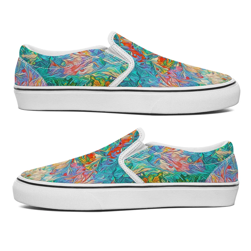 Colorful Collection - Unisex Slip-On Canvas Sneakers