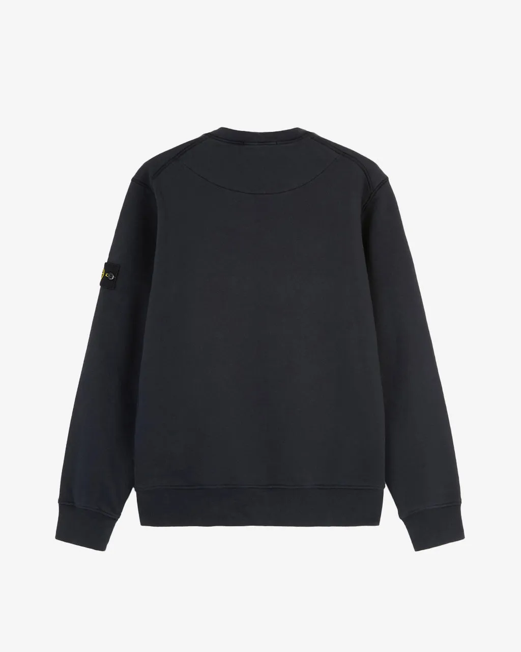 Cotton Fleece Crewneck Sweatshirt Navy Blue