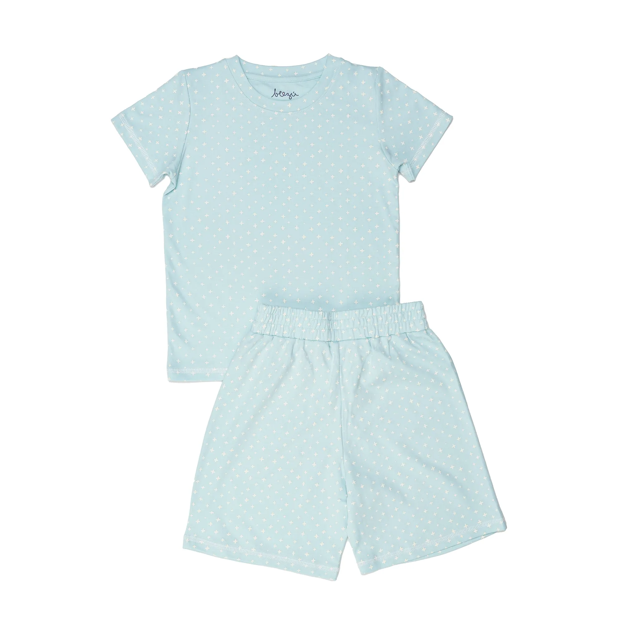 Criss-Cross Acua Short & T-Shirt Set