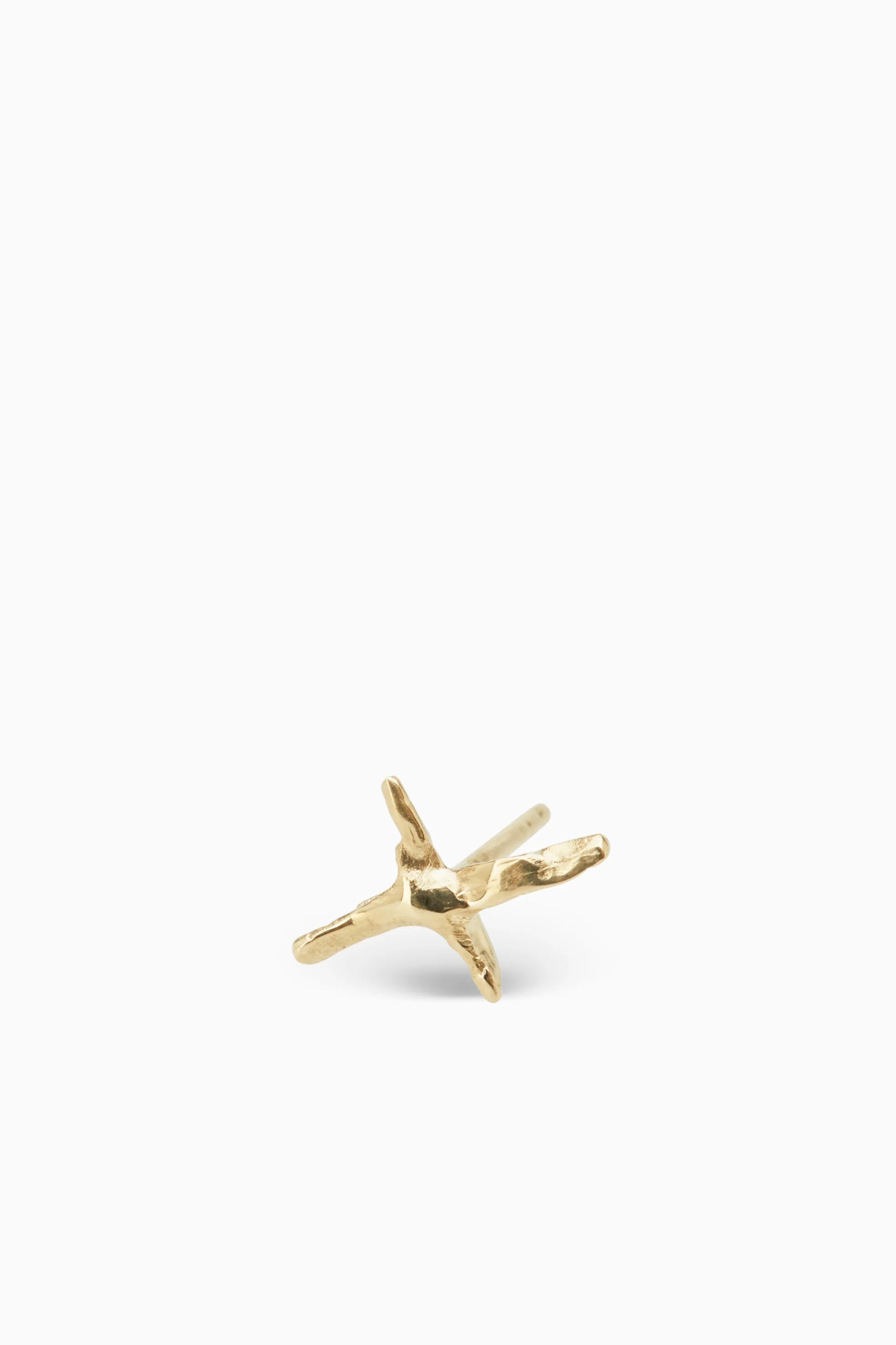 Criss Cross Stud | Gold