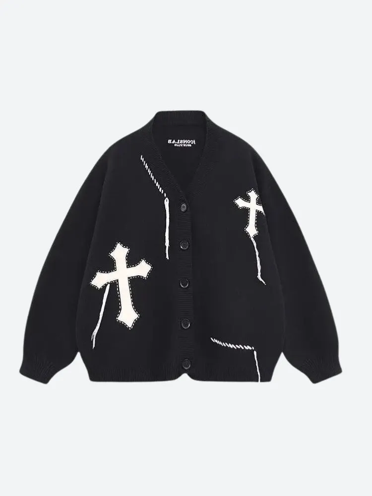 Cross Patch Cardigan