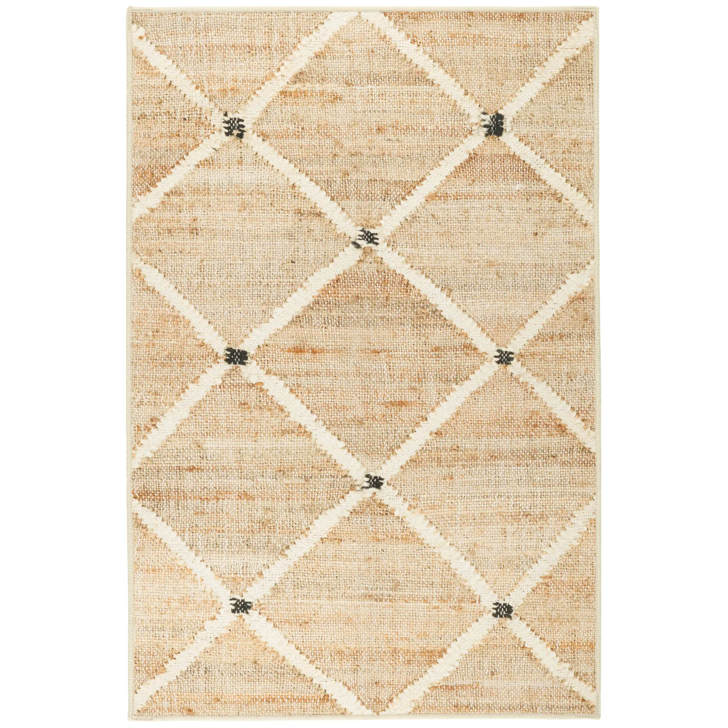 Dash & Albert Kali Natural Beige Indoor Washable Rug