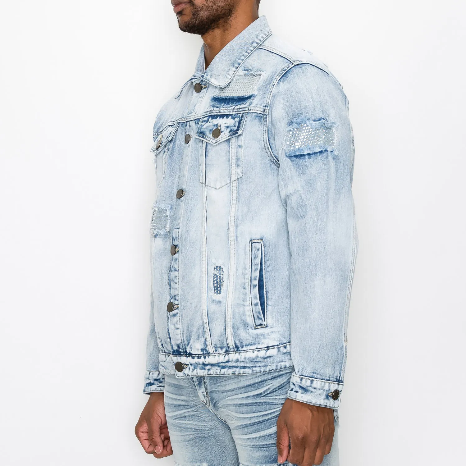 DK226 Diamond Denim Jacket