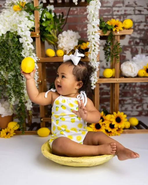 Easy Peasy Lemon Squeezy Organic Cotton Onesie