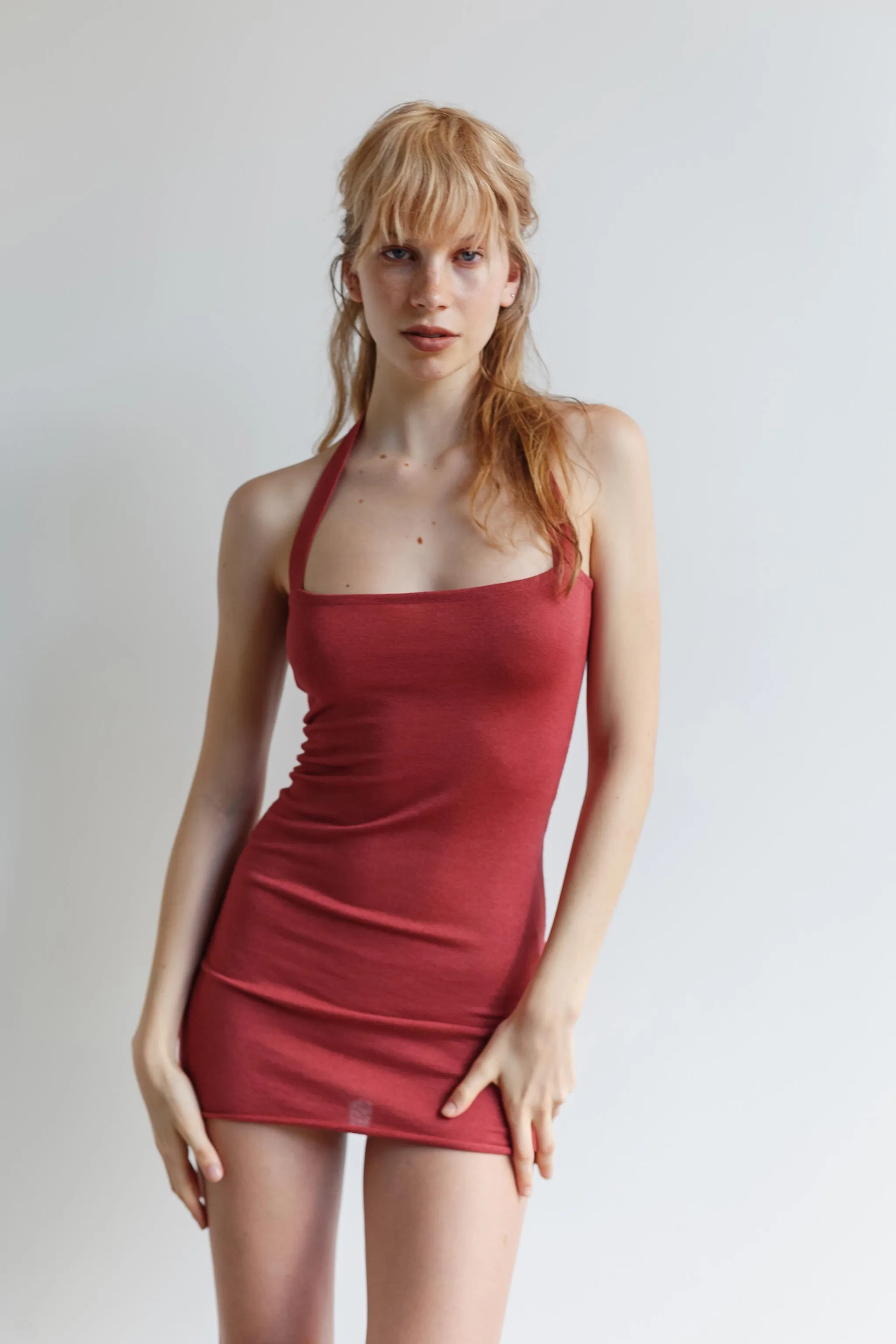 Fira Cashmere Silk Mini Dress