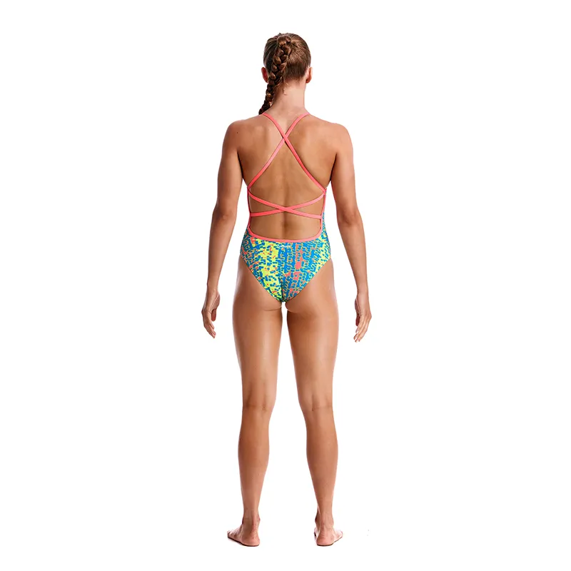 Funkita Girls Strapped In One Piece FS38G- Second Skin