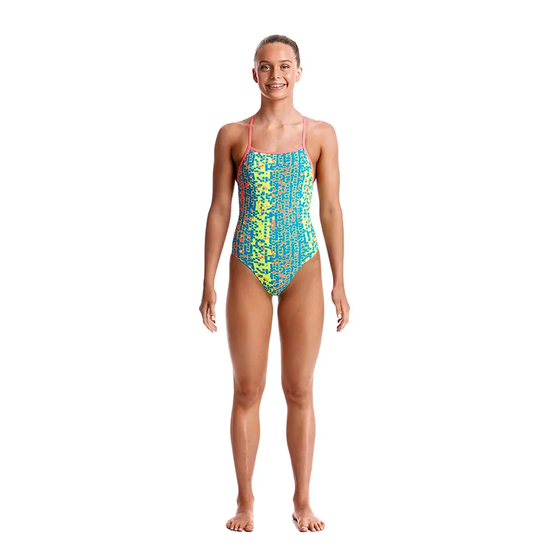 Funkita Girls Strapped In One Piece FS38G- Second Skin