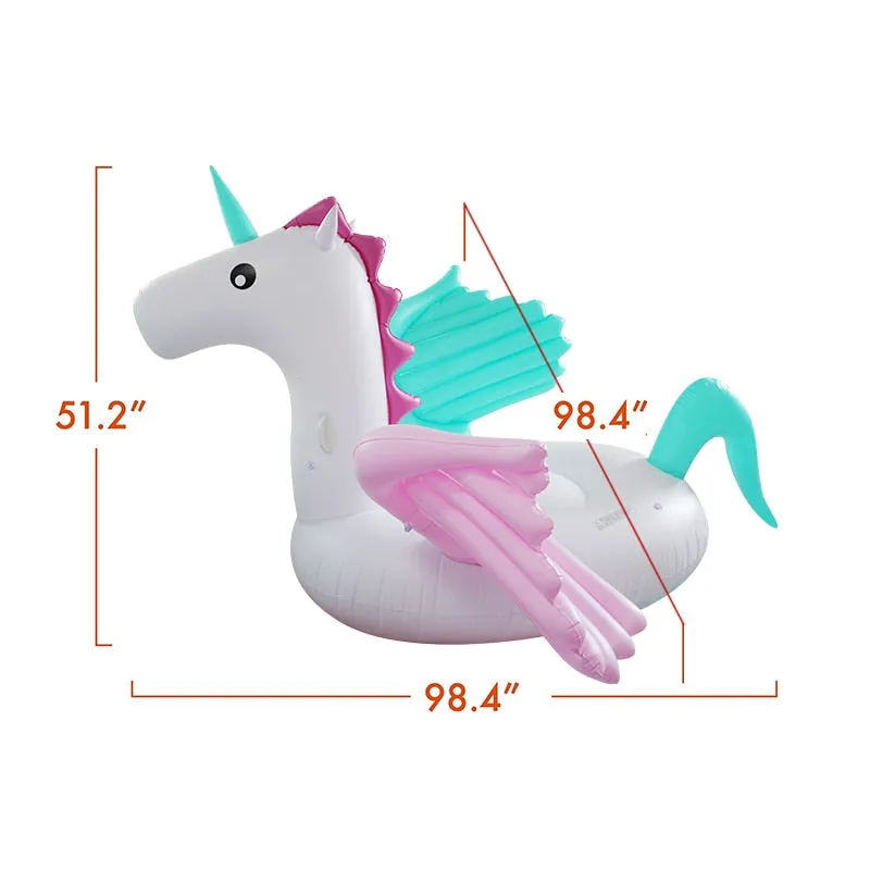 Giant Golden Unicorn Pool Float