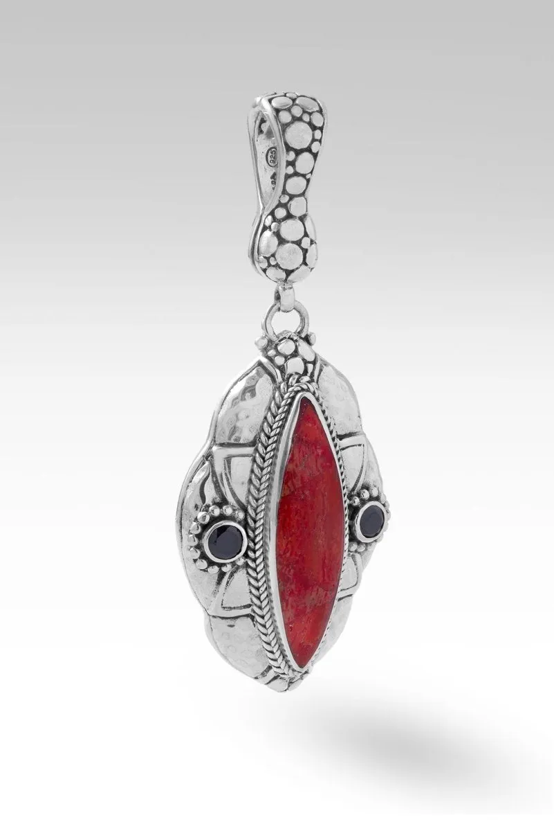 God Can Fix It Pendant™ in Red Sponge Coral