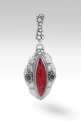 God Can Fix It Pendant™ in Red Sponge Coral