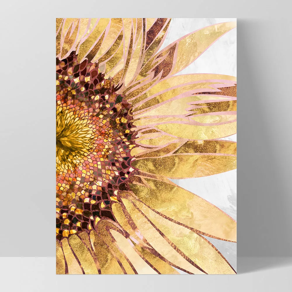 Golden Sunflower - Art Print