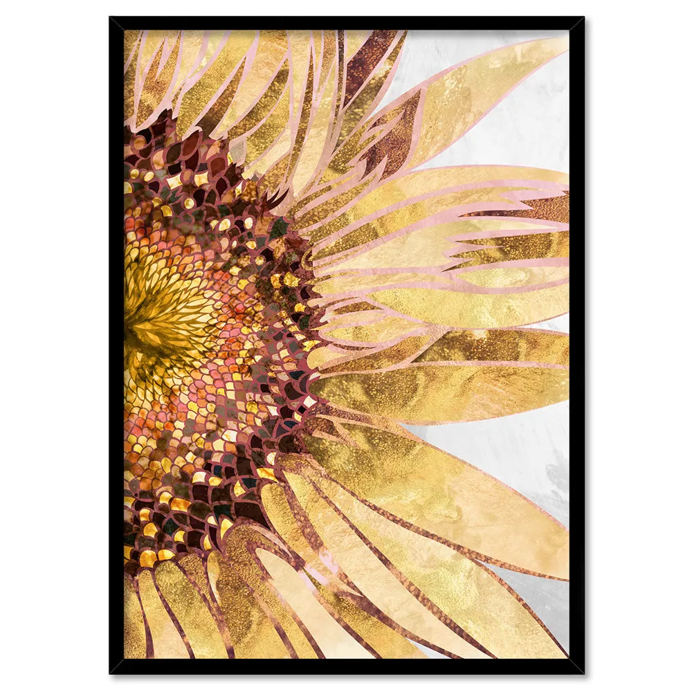 Golden Sunflower - Art Print