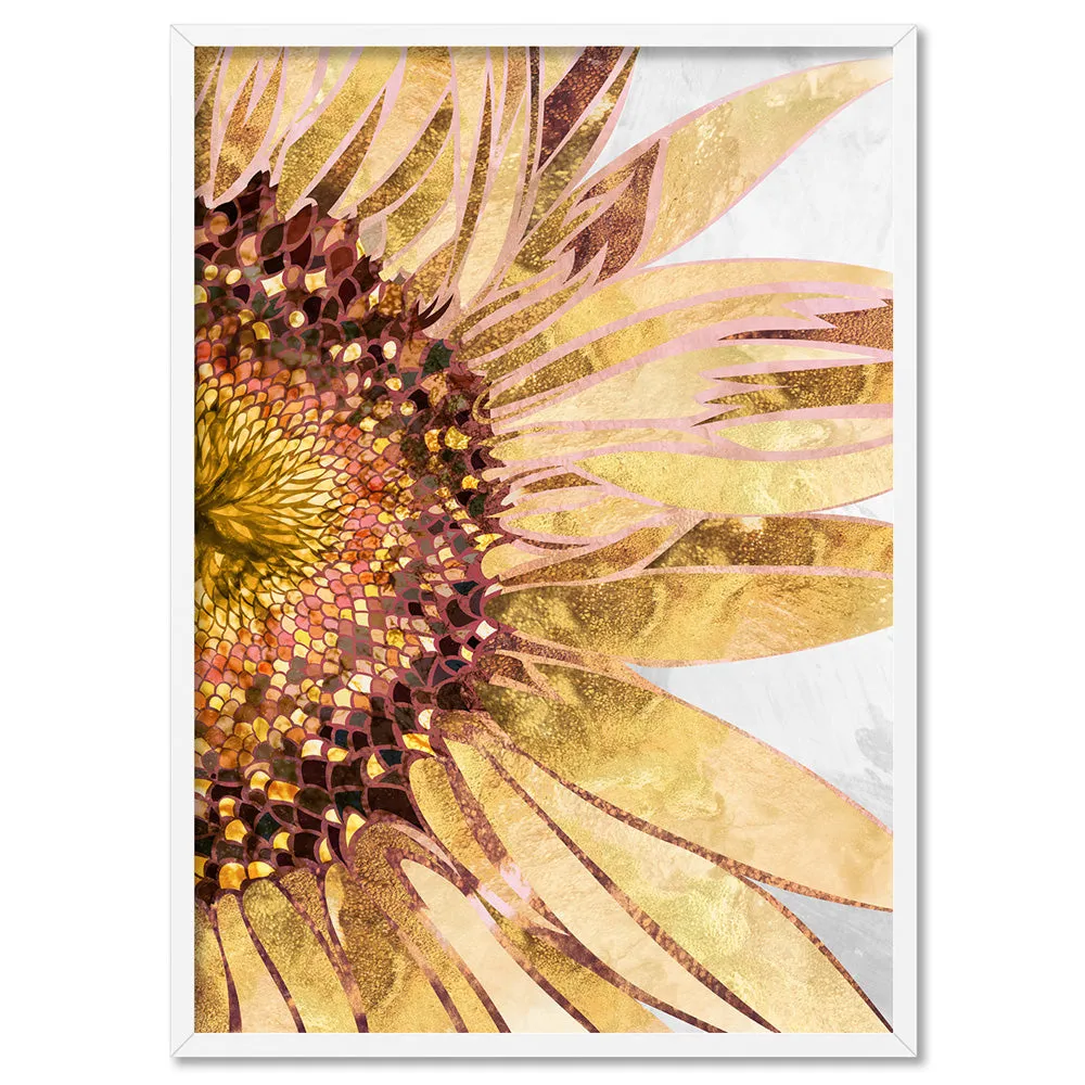 Golden Sunflower - Art Print