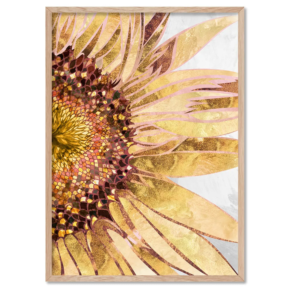 Golden Sunflower - Art Print