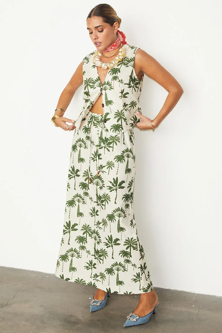 Green Palm Amy Skirt