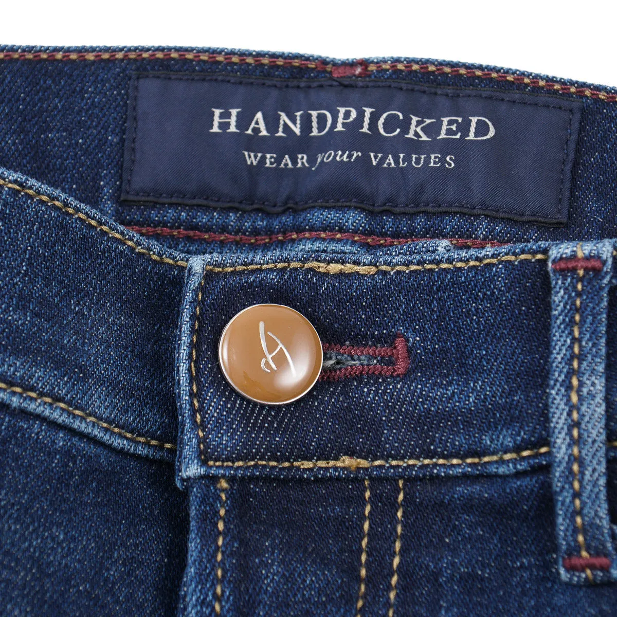 Handpicked 'Milano' Super-Slim Fit Denim Jeans