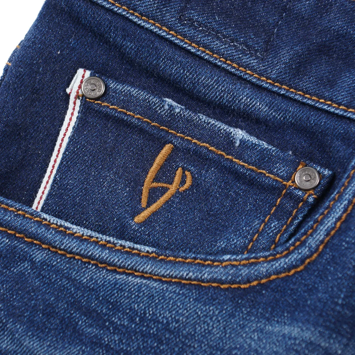 Handpicked 'Orvieto' Slim-Fit Selvedge Denim Jeans