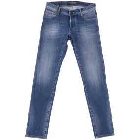 Handpicked 'Orvieto' Slim-Fit Soft Denim Jeans