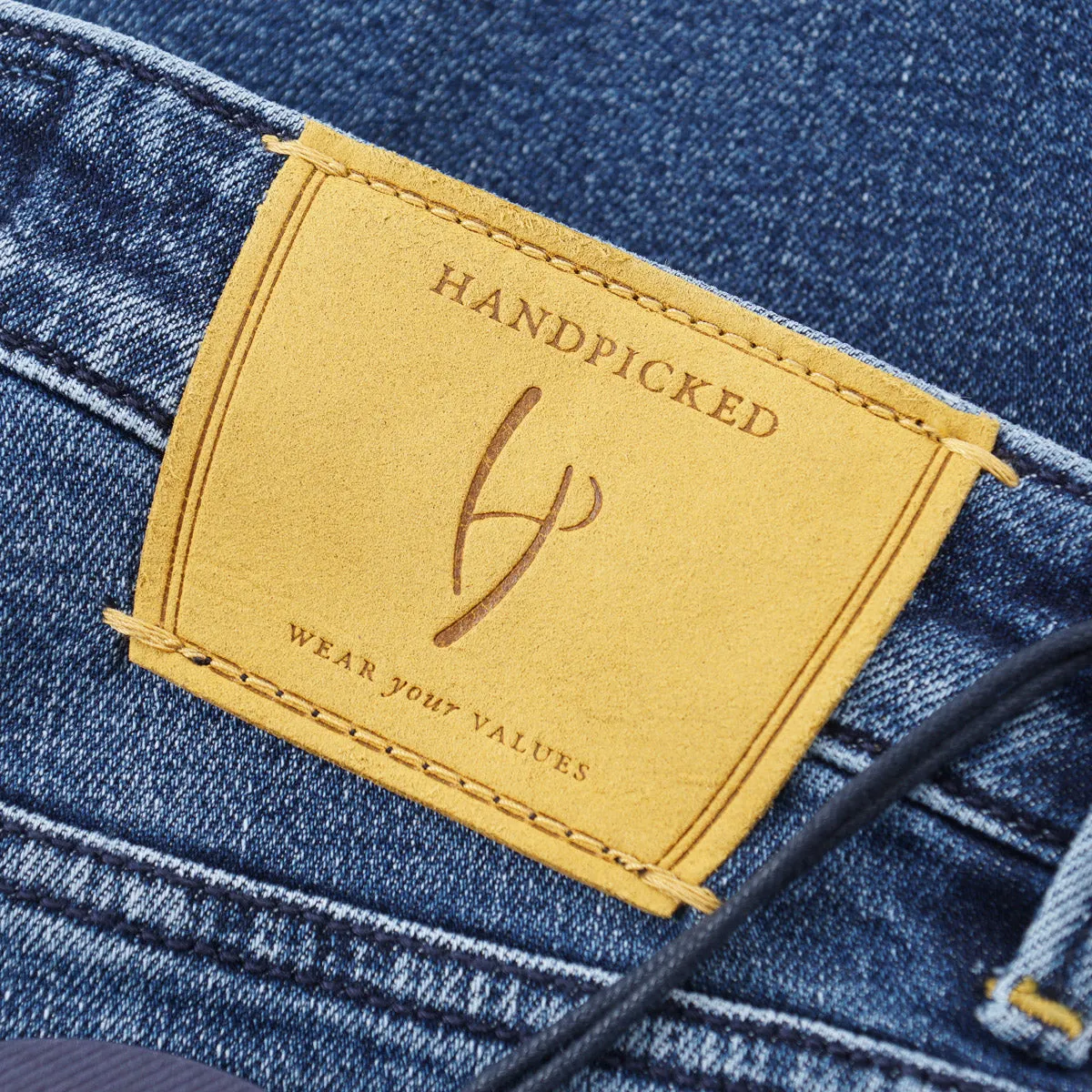 Handpicked 'Orvieto' Slim-Fit Soft Denim Jeans