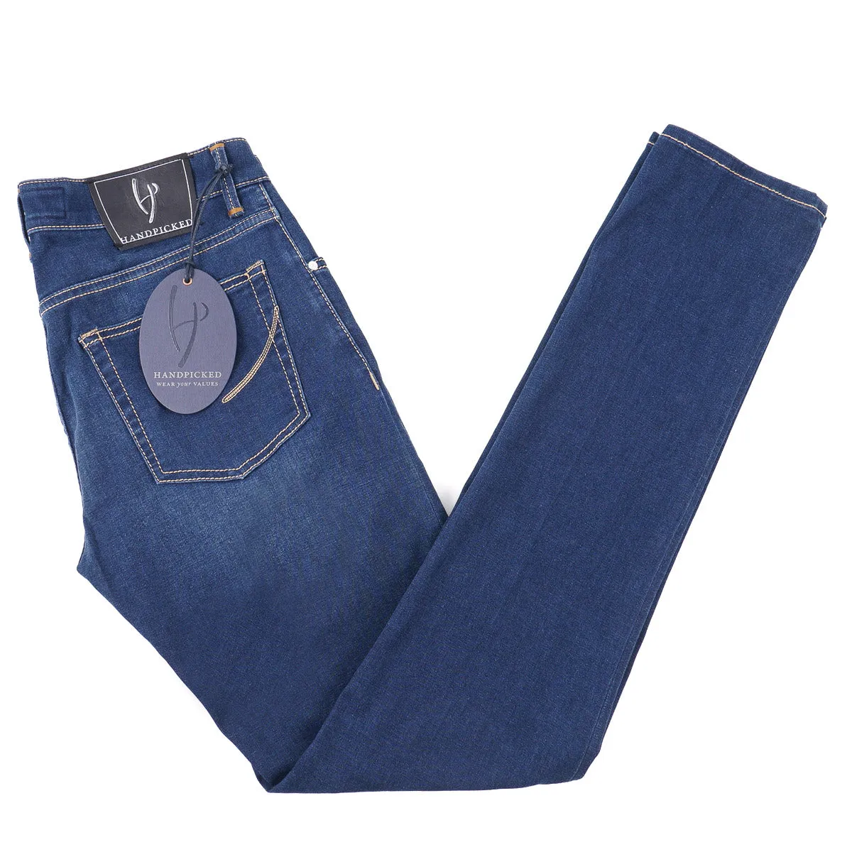 Handpicked 'Orvieto' Slim-Fit Stretch Denim Jeans