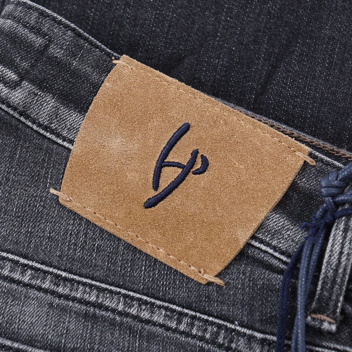 Handpicked 'Ravello' Slim-Fit Denim Jeans