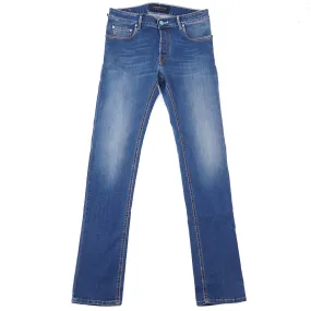 Handpicked 'Ravello' Slim-Fit Denim Jeans