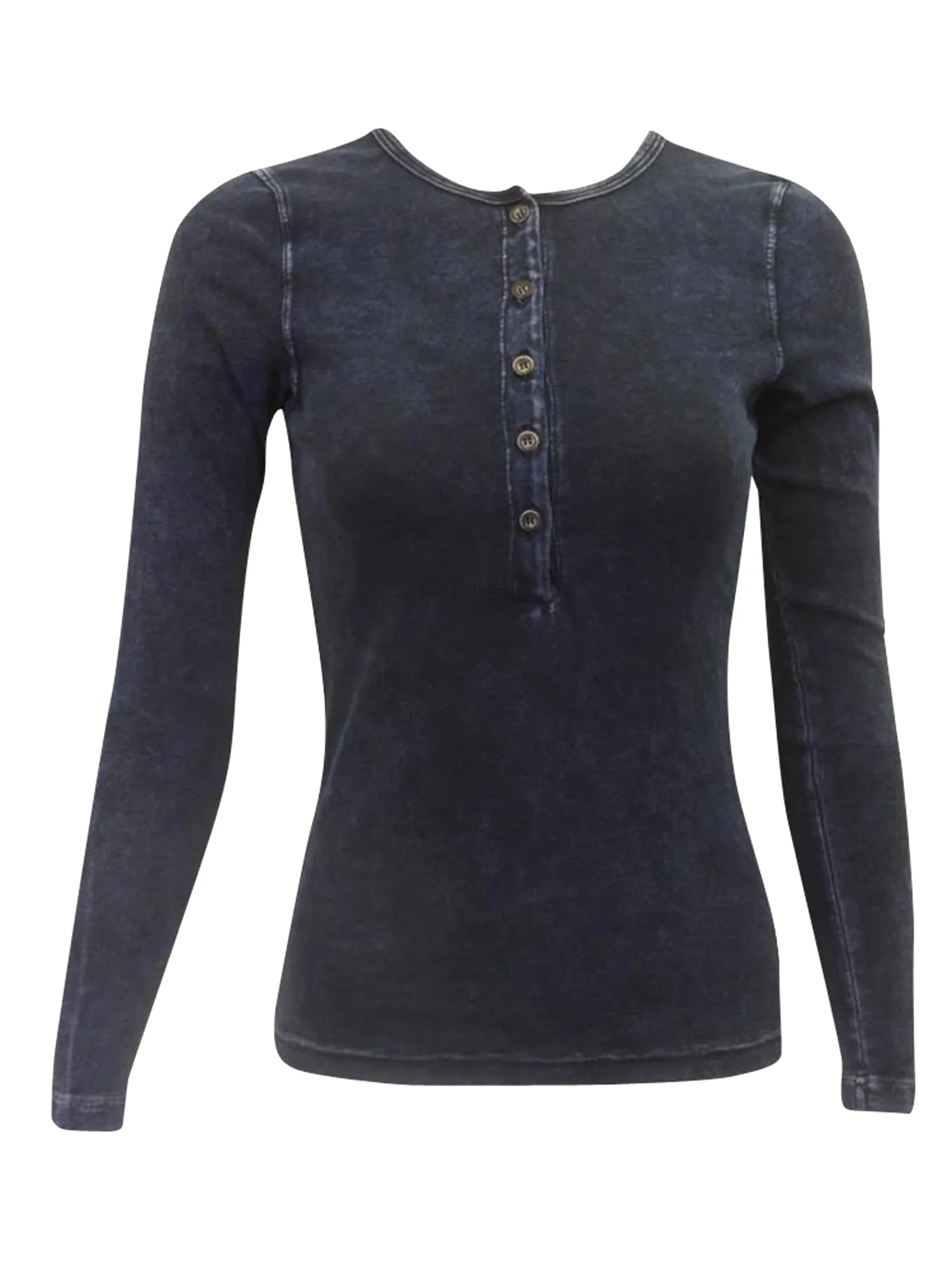 Hard Tail Long Sleeve Henley Shirt T-219