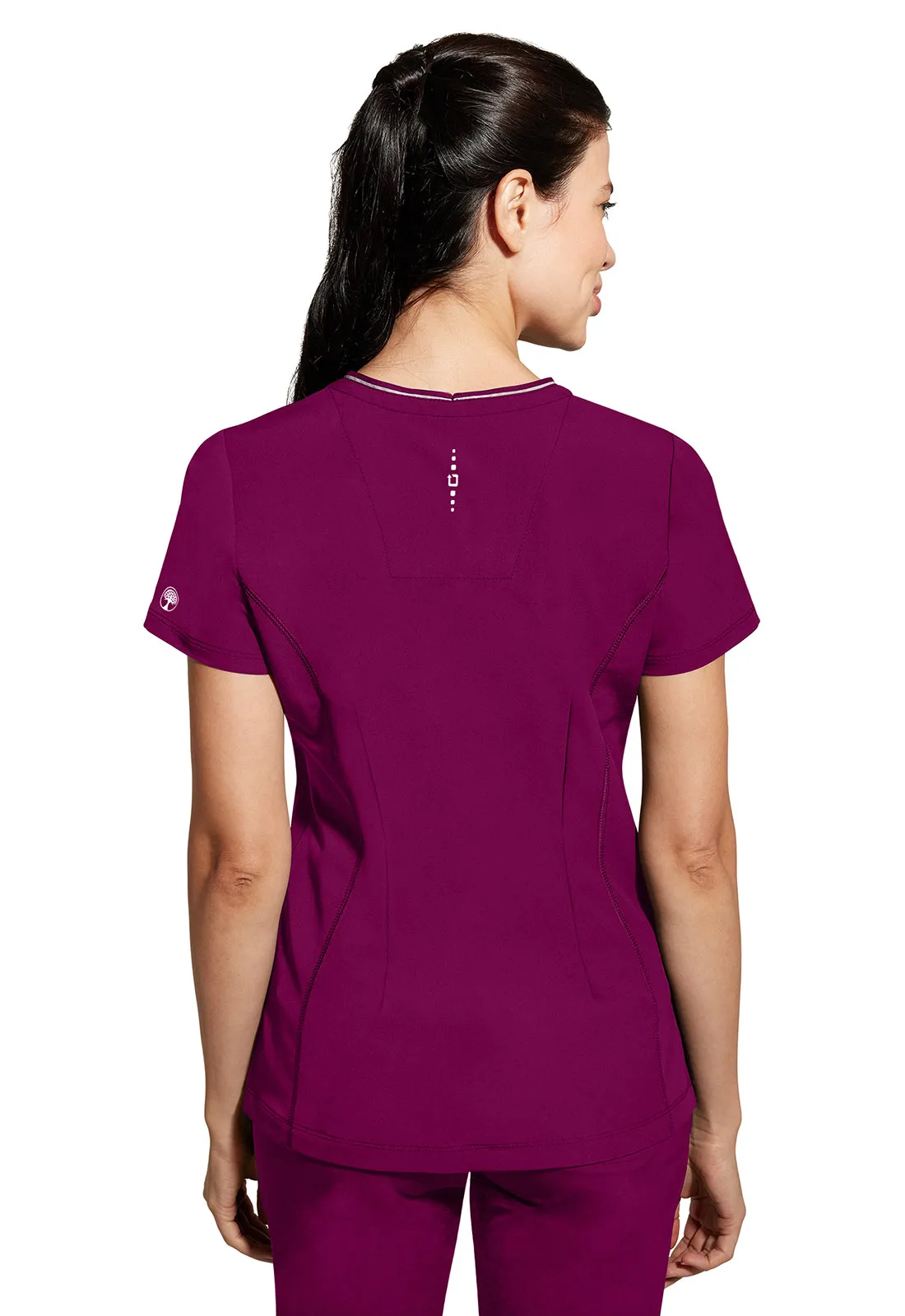 HH 360 - Women's Sonia Zip Y-Neck Scrub Top