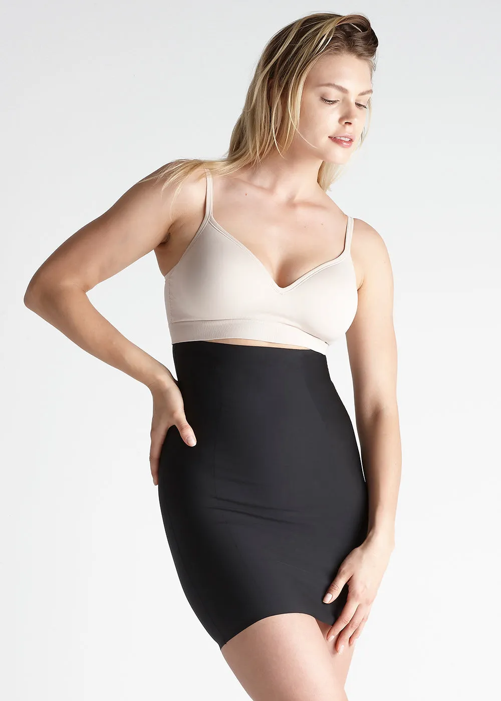 Hidden Curves Firm Shaping High Waist Skirt Slip