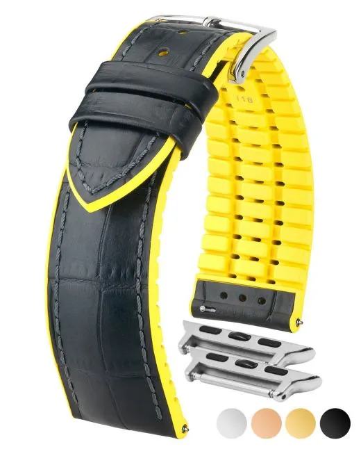 HIRSCH ANDY Performance Alligator Embossed Calfskin Watch Band  092 72 28