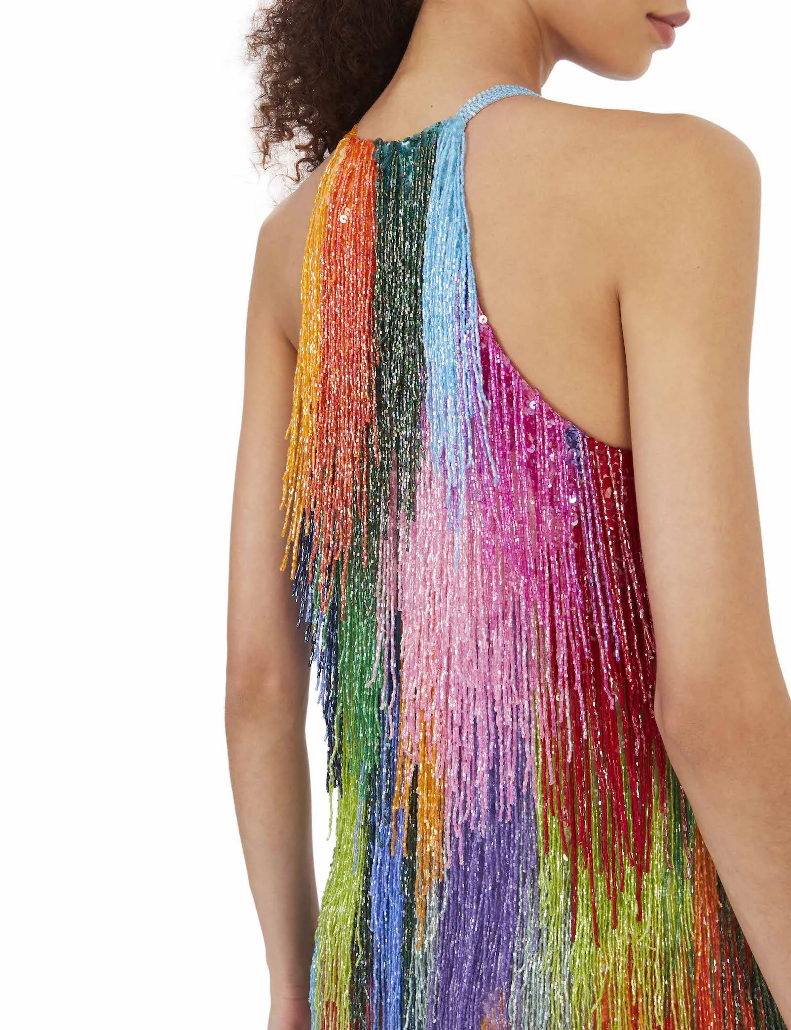 Holi Fringe Mini Dress