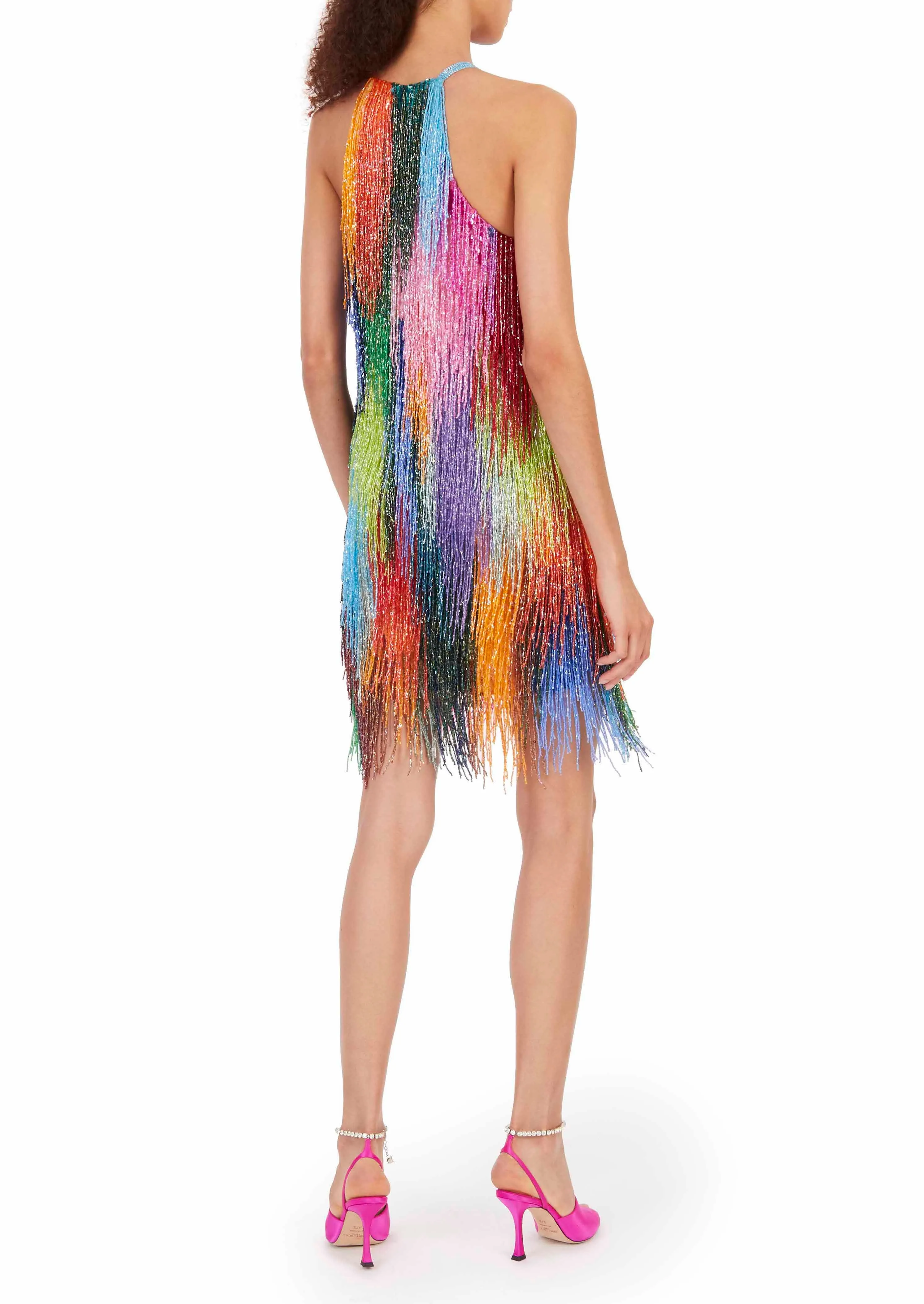 Holi Fringe Mini Dress