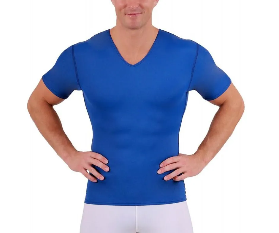 Insta Slim Big and Tall Compression Short Sleeve V-Neck 2VAT001BT