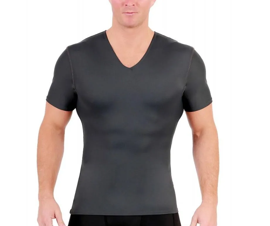 Insta Slim Big and Tall Compression Short Sleeve V-Neck 2VAT001BT