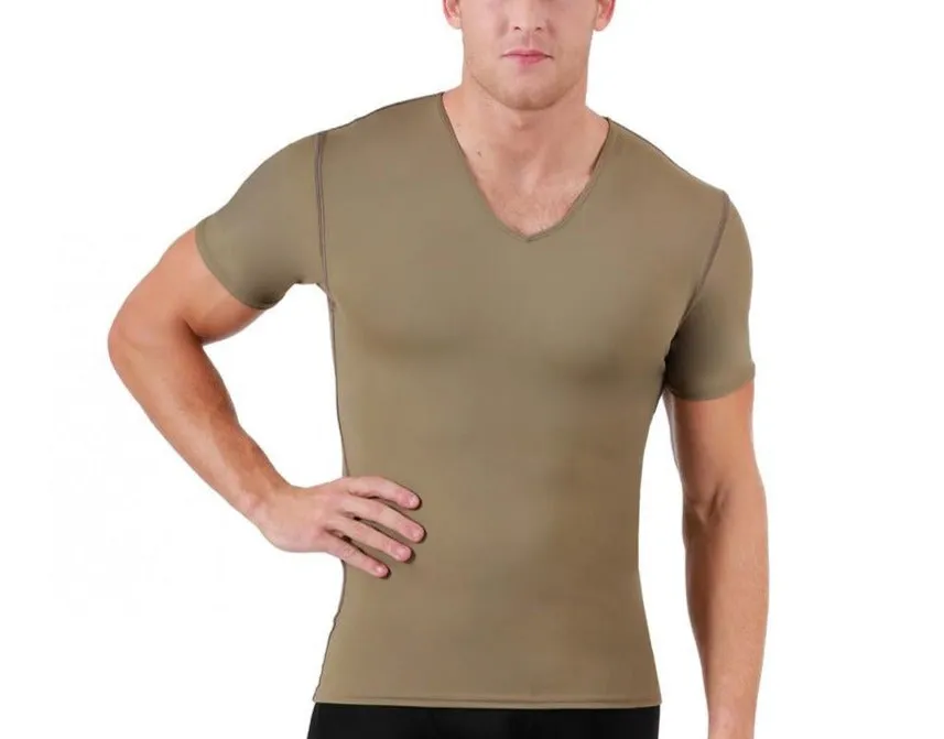 Insta Slim Big and Tall Compression Short Sleeve V-Neck 2VAT001BT