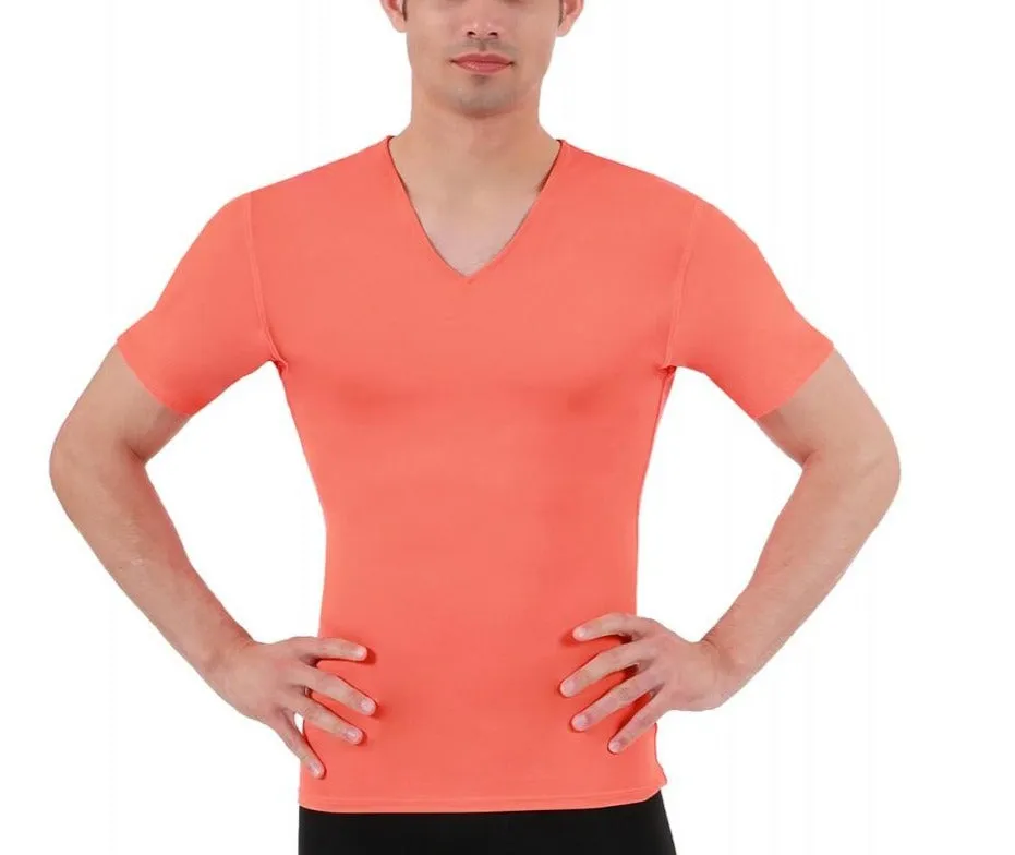 Insta Slim Big and Tall Compression Short Sleeve V-Neck 2VAT001BT