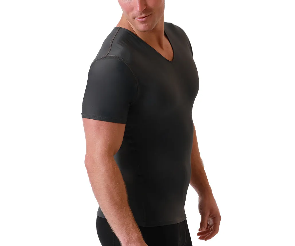 Insta Slim Big and Tall Compression Short Sleeve V-Neck 2VAT001BT