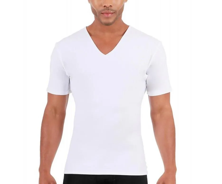 Insta Slim Big and Tall Compression Short Sleeve V-Neck 2VAT001BT