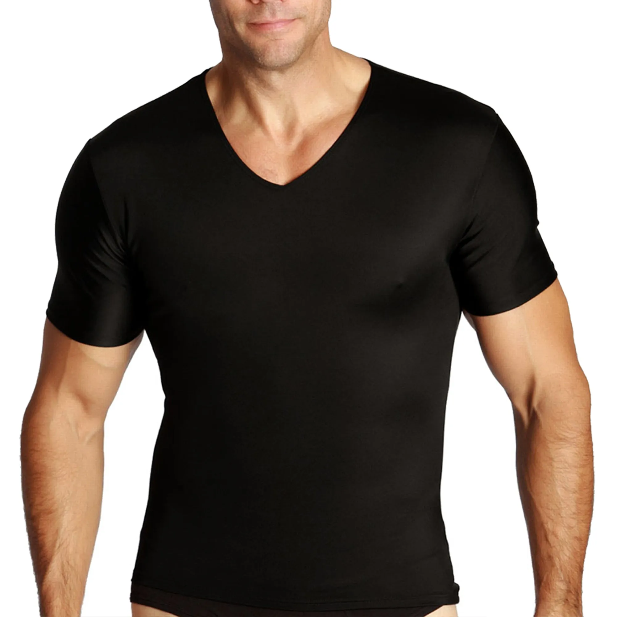 Insta Slim Compression V-Neck  Shirt VS0001