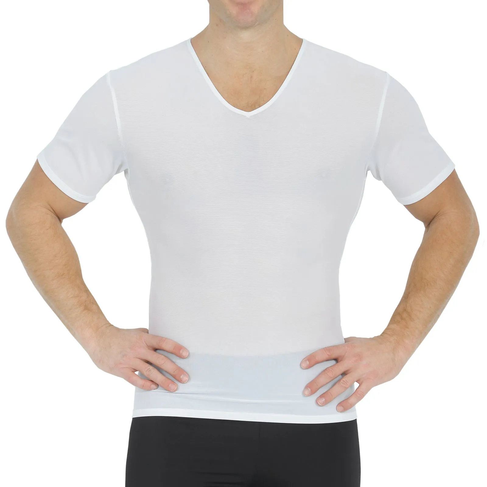 Insta Slim I.S.Pro USA Power Mesh Compression V-Neck 180VS0001