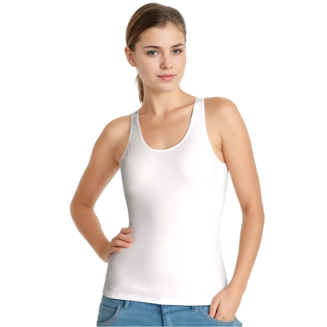 InstantFigure Compression Scoop Tank Top Shapewear  WT40021