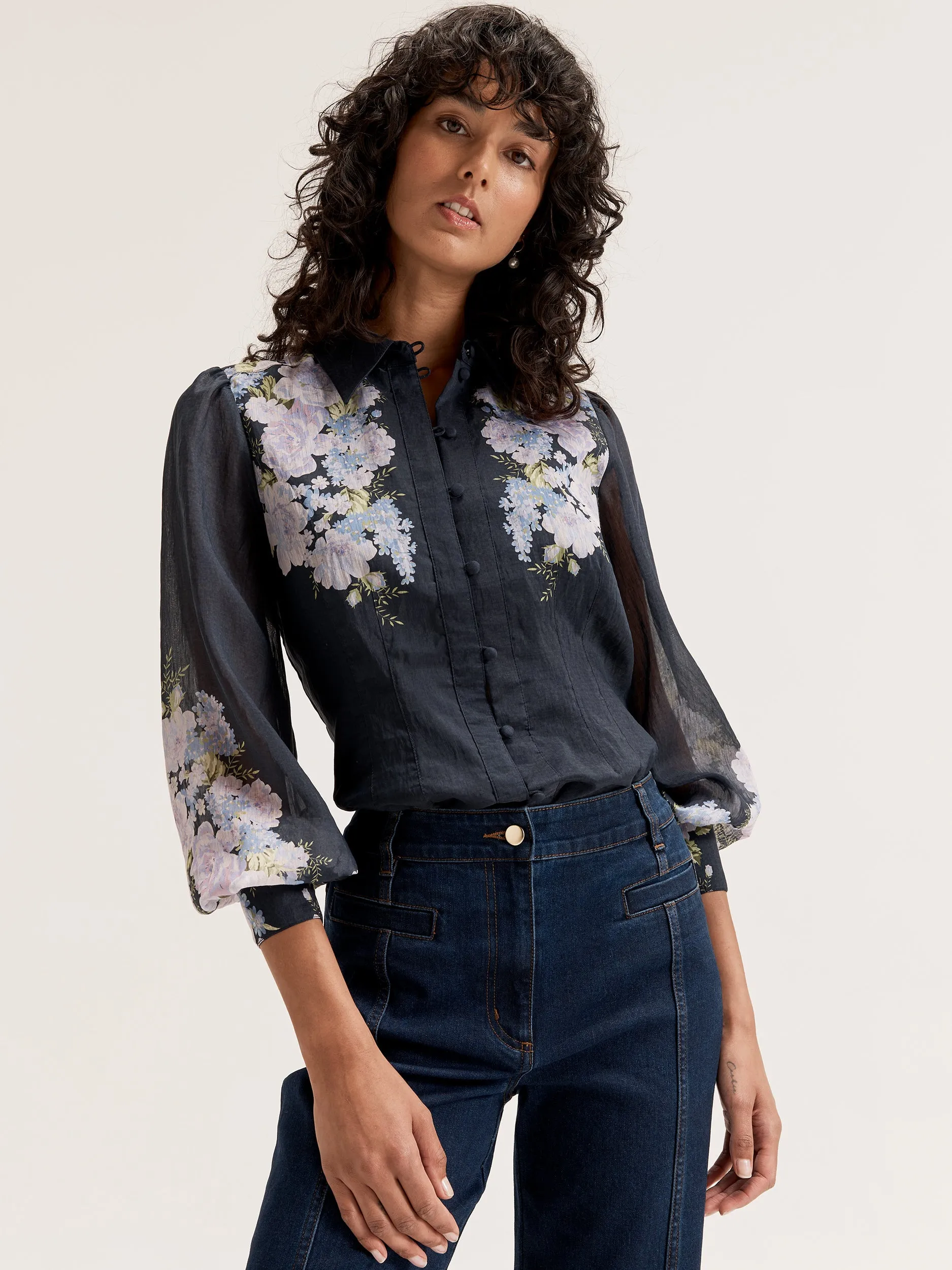 Island Floral Blouse