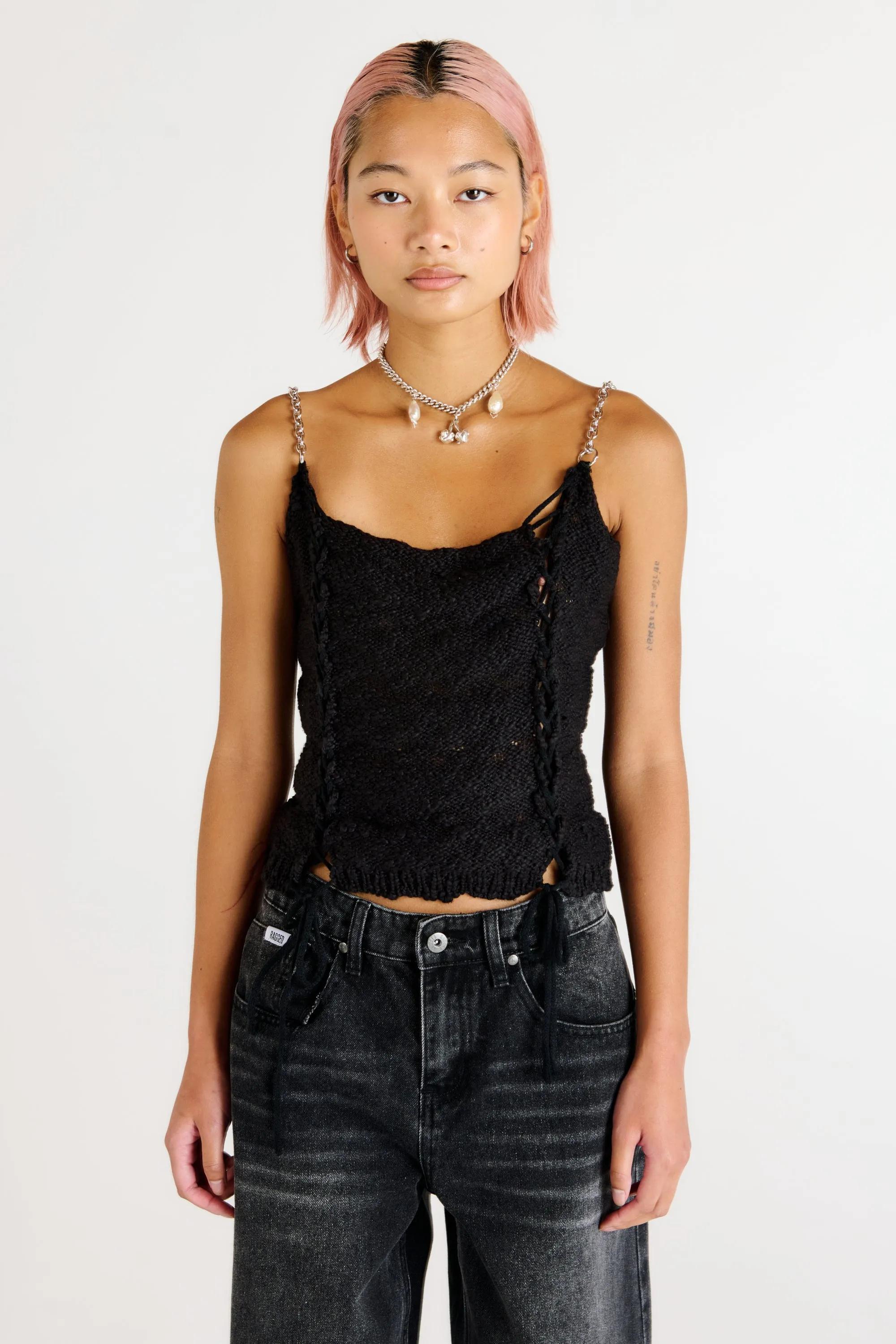 Jennifer Lace Knit Vest