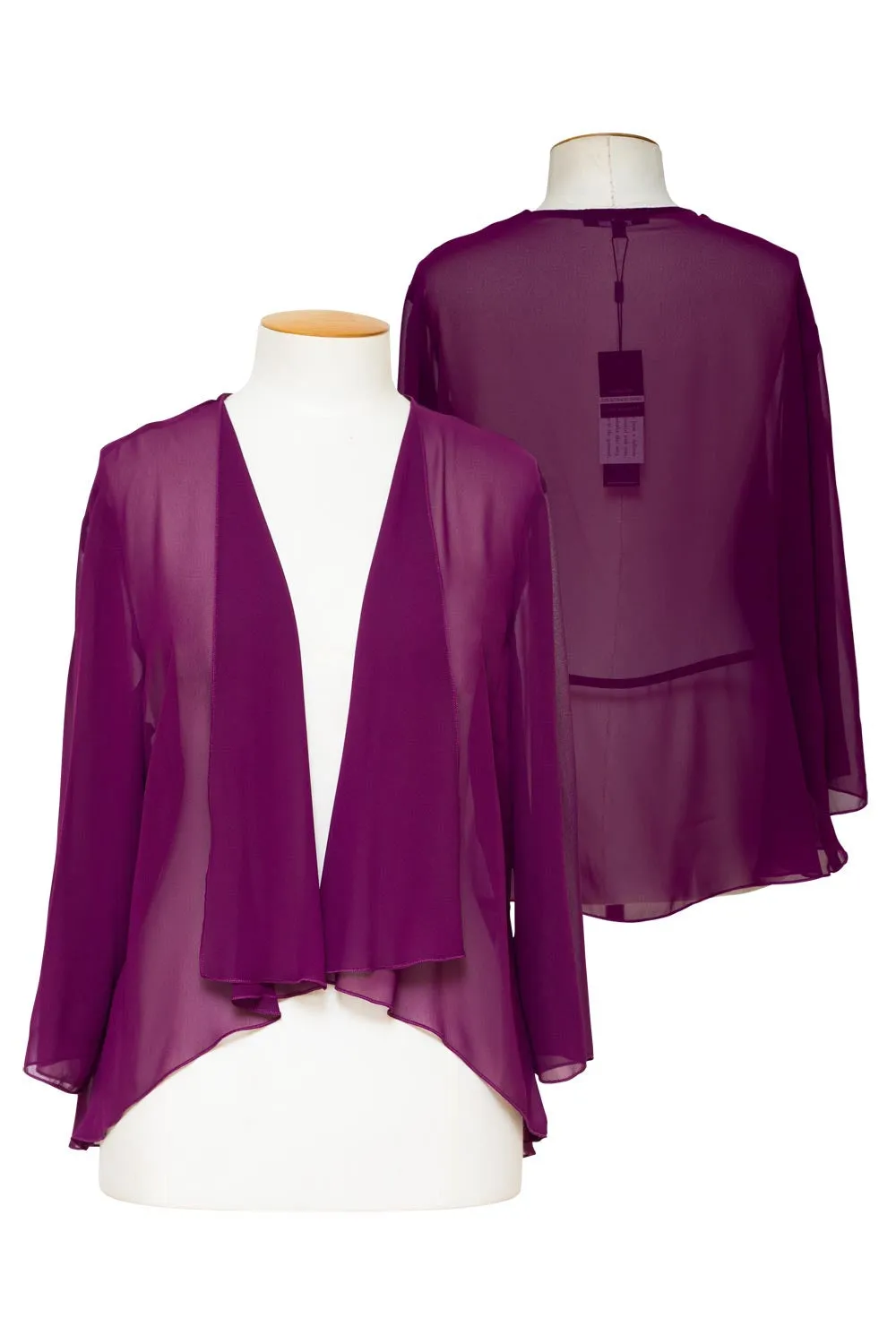 Layla Jones / Jesse Harper LJ0212/JH0244 - Calvin Klein Chiffon Jacket with peplum