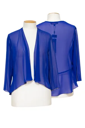 Layla Jones / Jesse Harper LJ0212/JH0244 - Calvin Klein Chiffon Jacket with peplum