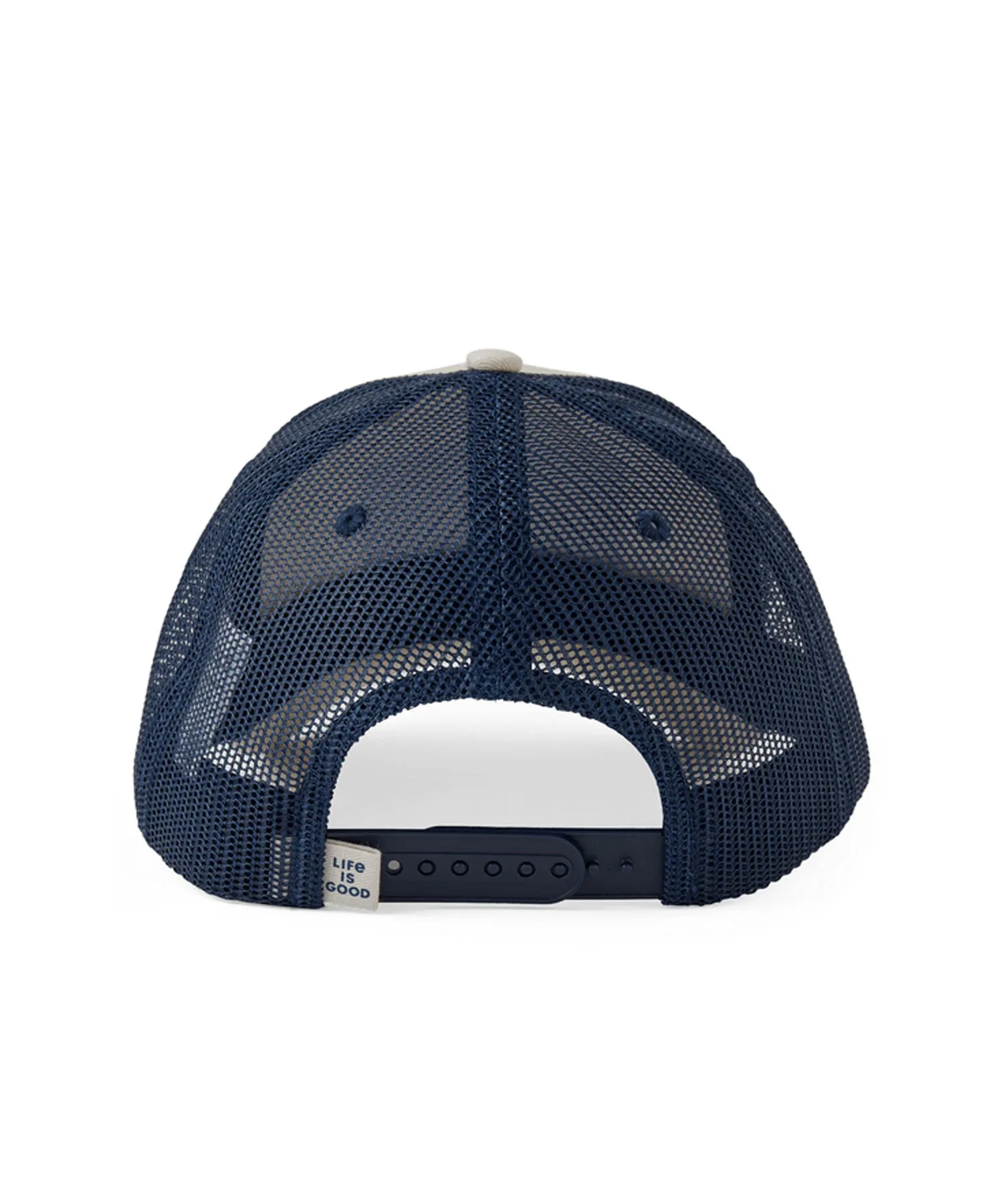 Life is Good  Tree Patch Hard Mesh Back Cap - Bone